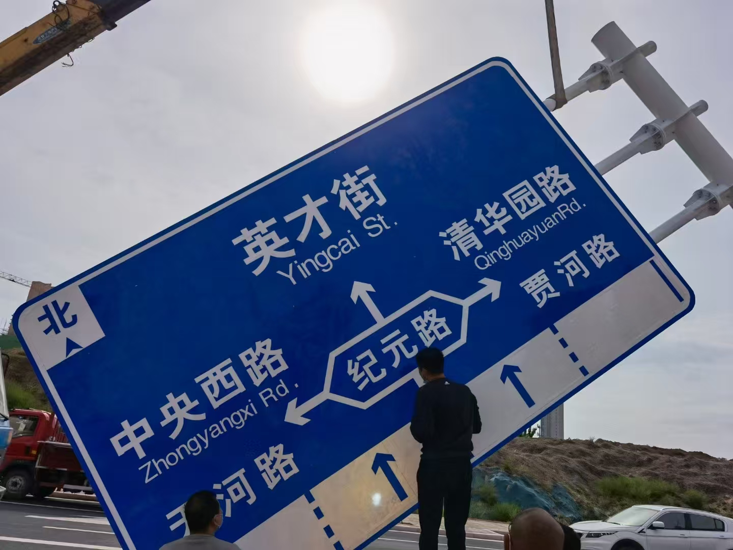 廊坊市公路标杆高速龙门架 - 方案